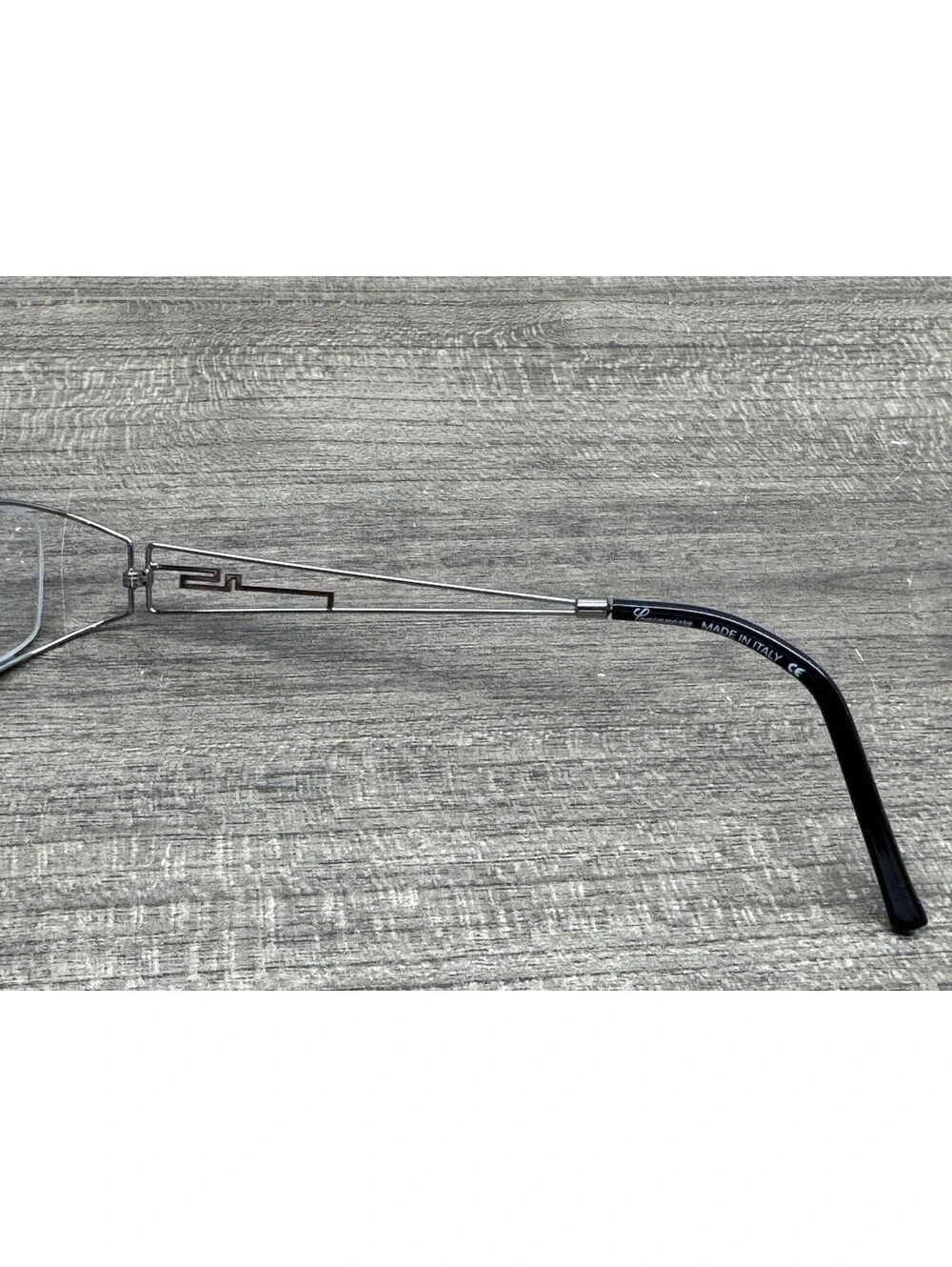 RARE Casanova Designer Eyeglasses Italy LC-58 C-02 Red Silver Frames Only 51[]18